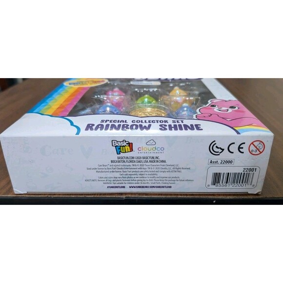 Care Bears Rainbow Shine Collector Set — Walmart Exclusive 5-Fig Mini Bears 2020 - Picture 5 of 8